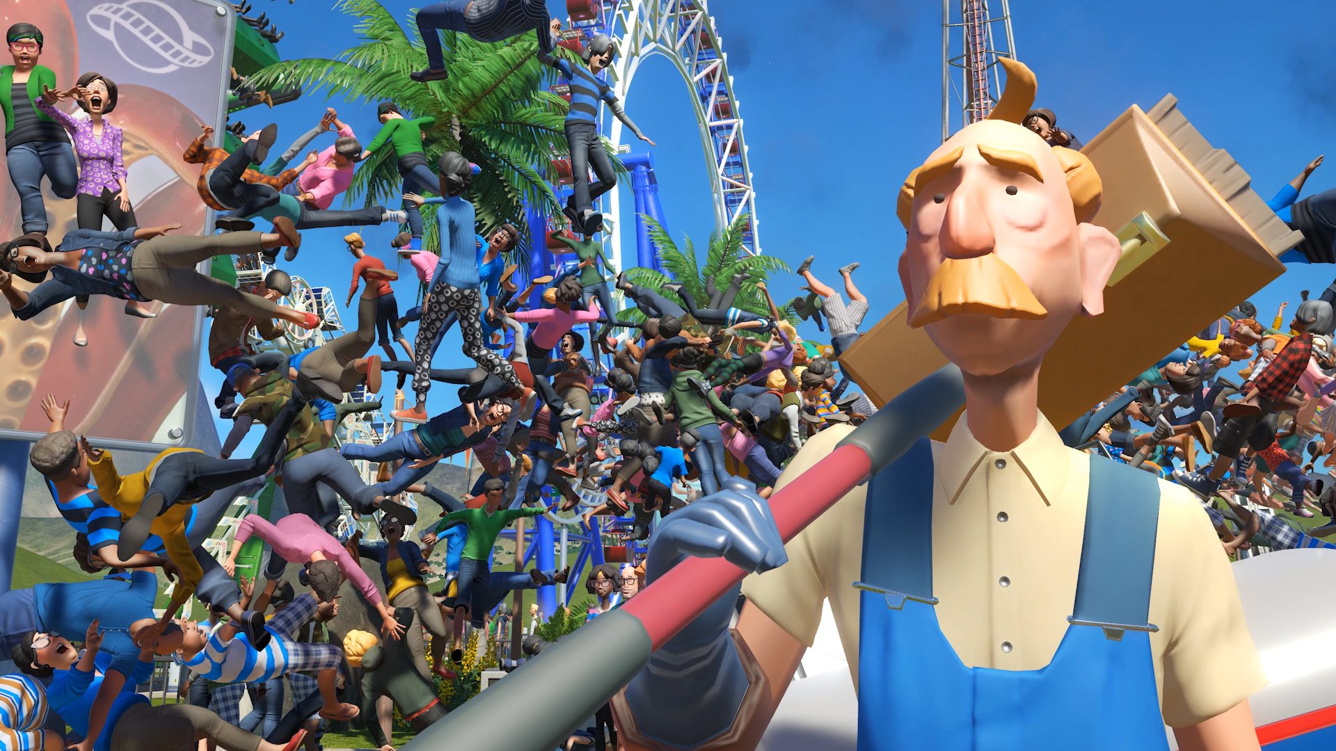 Planet Coaster Crowd Management Using Data to Generate Dynamic